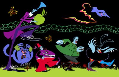 The Blue Meanies, 2023 (digital) de Neale Osborne