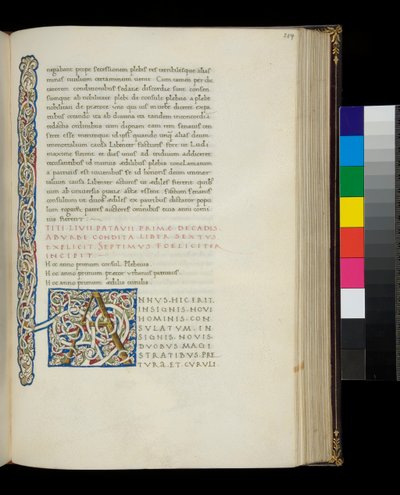 Ms 346. Livio, Ab Urbe Condita de Neapolitan School