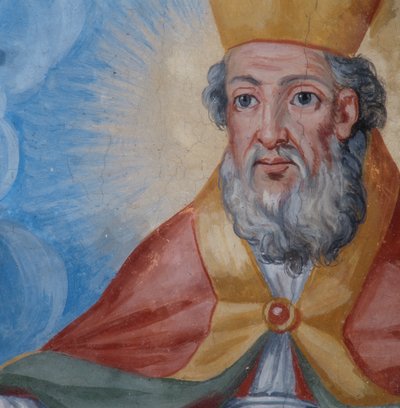 Retrato de San Canio (detalle) de Neapolitan School