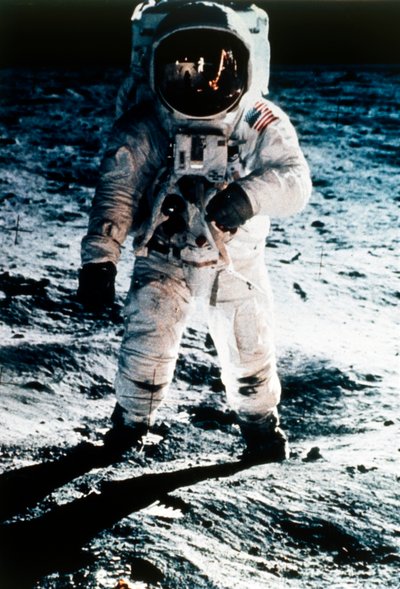 Buzz Aldrin en la Luna, misión Apollo 11, julio de 1969 de Neil Armstrong