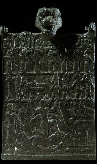 Mesopotamia: placa de conjuración de bronce contra la deidad demoníaca Lamashtu de Neo Assyrian Neo Assyrian