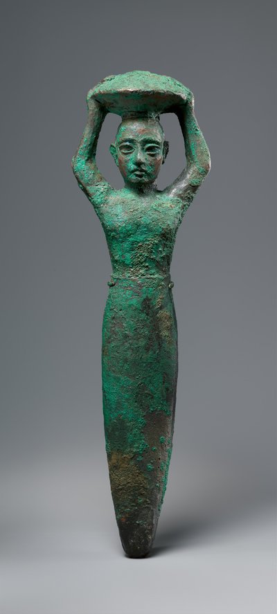 Figura fundacional del rey Shulgi de Ur, llevando una cesta de Neo Sumerian