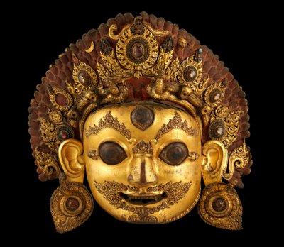 Cabeza de Bhairava, c. siglo XVI de Nepalese School