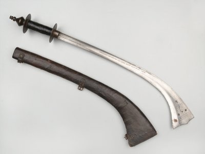 Espada Kora y vaina de Nepalese School