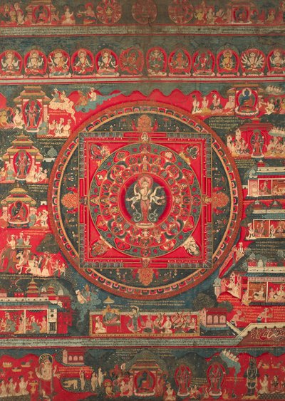 Mandala de Amoghapasa de Nepalese School