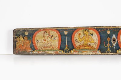 Manuscrito de Las Cinco Protecciones, contraportada de Nepalese School