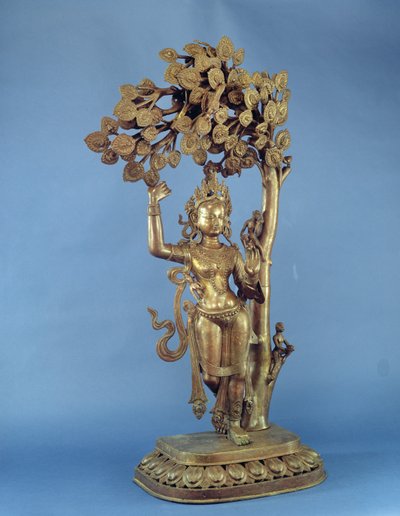 El nacimiento de Buda de Nepalese School