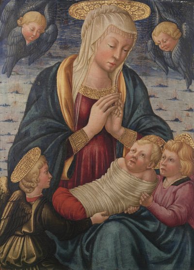 Virgen y Niño con ángeles de Neri de Bicci