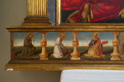 Detalle de la Coronación de la Virgen de Neri di Bicci
