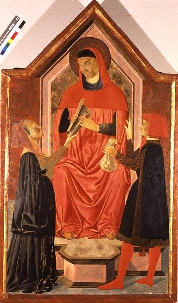 San Ivo dicta sentencia de Neri di Bicci