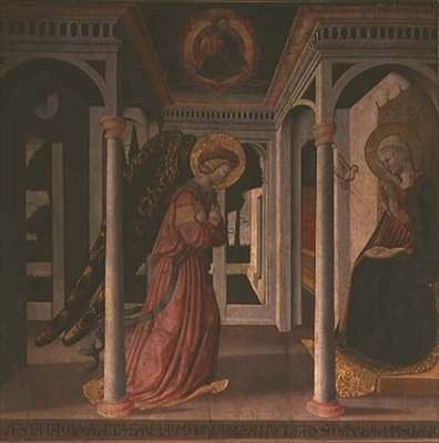 La Anunciación de Neri di Bicci