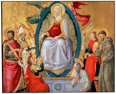La Asunción de la Santísima Virgen María, 1464-1465 de Neri di Bicci