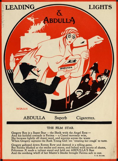 Cigarrillos Abdulla, 1920s de Nerman