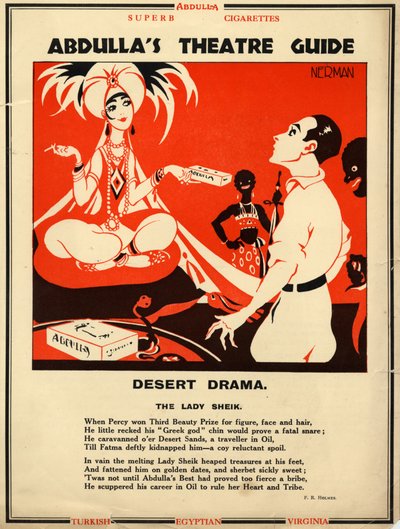 Cigarrillos Abdulla, 1928 de Nerman