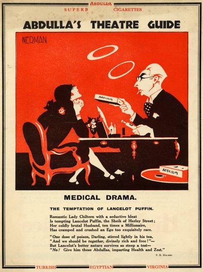 Cigarrillos Abdulla, 1928 de Nerman