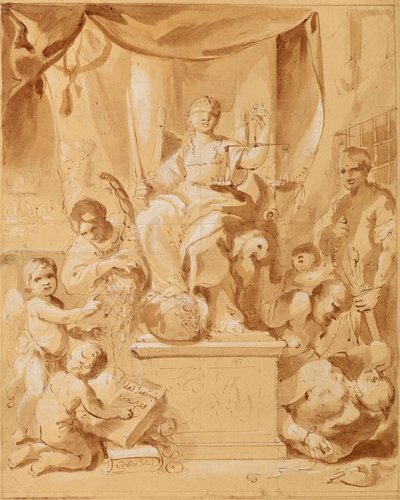 Alegoría de la justicia de Leopold Blonder