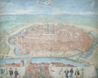 Viena a vista de pájaro de Leopold Blonder