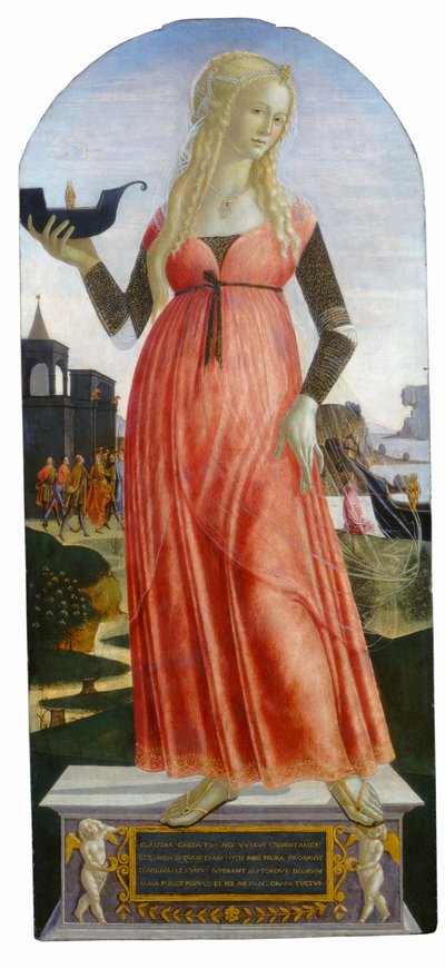Claudia Quinta, c. 1490-1495 de Neroccio de Landi