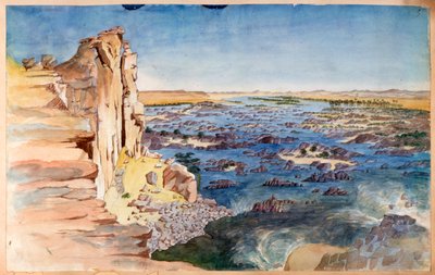 El Nilo, Egipto, siglo XIX de Nestor l
