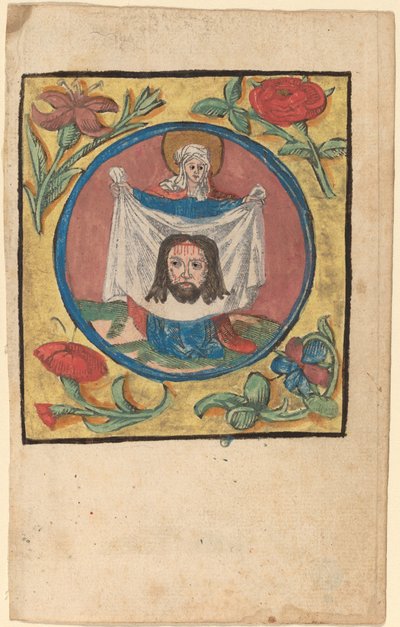 Santa Verónica con el sudario de Netherlandish 15th Century