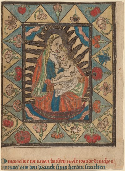 La Madonna y el Niño de Netherlandish 15th Century
