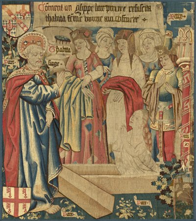 La Resurrección de Tabita de Netherlandish 15th Century