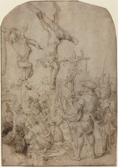 La crucifixión de Netherlandish 16th Century