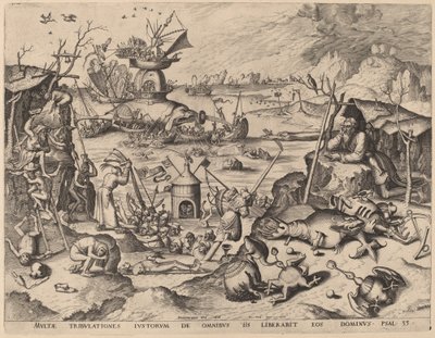 La tentación de San Antonio de Netherlandish 16th Century after Hieronymus Bosch, Hieronymus Cock