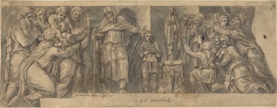 Escena de la historia antigua de Netherlandish 16th Century after Polidoro da Caravaggio