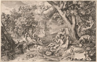 La edad de oro de Netherlandish 17th Century after Nicolaes de Bruyn after Abraham Bloemaert
