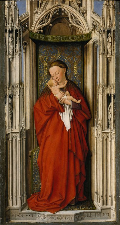 Virgen y Niño en un Nicho de Netherlandish Painter