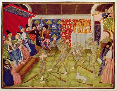 Harl 4380 fol.1 El Bal des Ardents, 28 de enero de 1393, de 