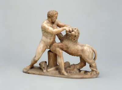 Hércules luchando contra el León de Nemea de Netherlandish School