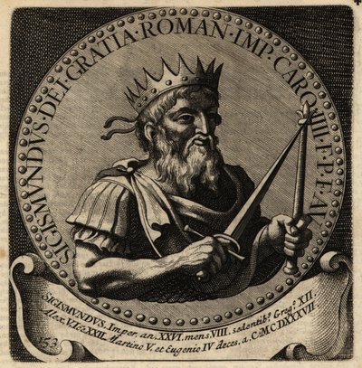 Emperador del Sacro Imperio Romano Segismundo de Netherlandish School