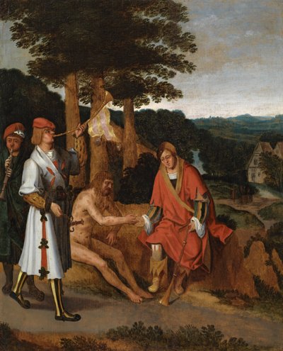 Job y sus consoladores, c.1530-40 de Netherlandish School