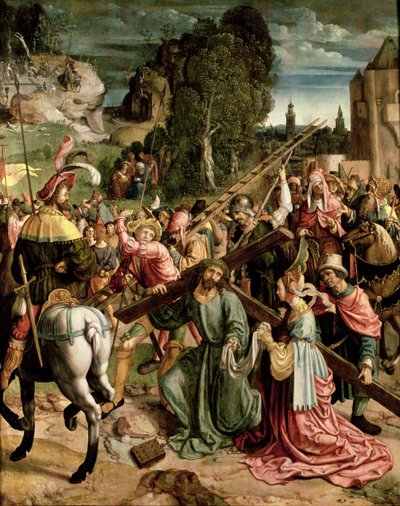En el camino al Calvario, c.1520 de Netherlandish School