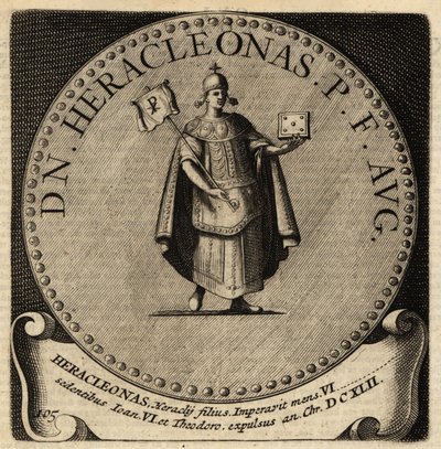 Retrato del Emperador Bizantino Heraclonas de Netherlandish School