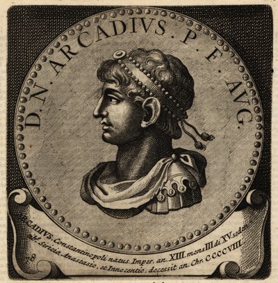 Retrato del emperador romano Arcadio de Netherlandish School