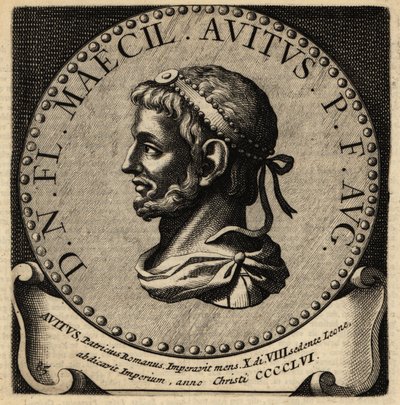 Retrato del Emperador Romano Avito de Netherlandish School
