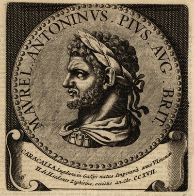 Retrato del emperador romano Caracalla de Netherlandish School