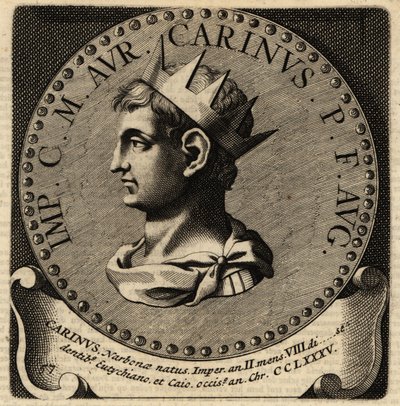 Retrato del Emperador Romano Carinus de Netherlandish School