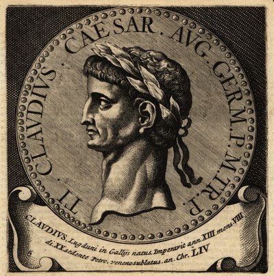 Retrato del emperador romano Claudio de Netherlandish School