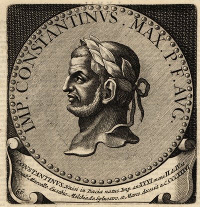 Retrato del Emperador Romano Constantino el Grande de Netherlandish School
