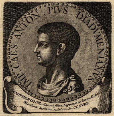 Retrato del emperador romano Diadumeniano de Netherlandish School