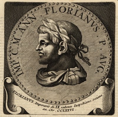 Retrato del Emperador Romano Florianus de Netherlandish School