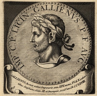 Retrato del emperador romano Galieno de Netherlandish School
