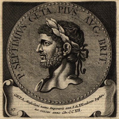 Retrato del emperador romano Geta de Netherlandish School