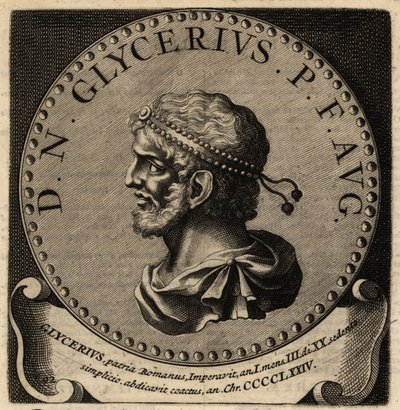 Retrato del Emperador Romano Glicerio de Netherlandish School