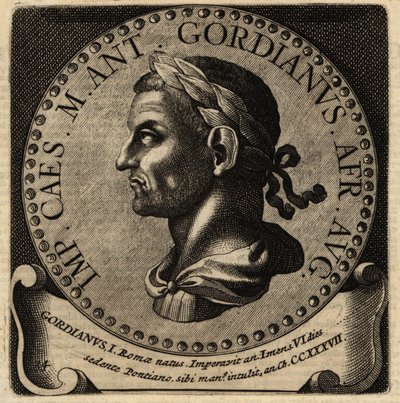 Retrato del Emperador Romano Gordiano I de Netherlandish School