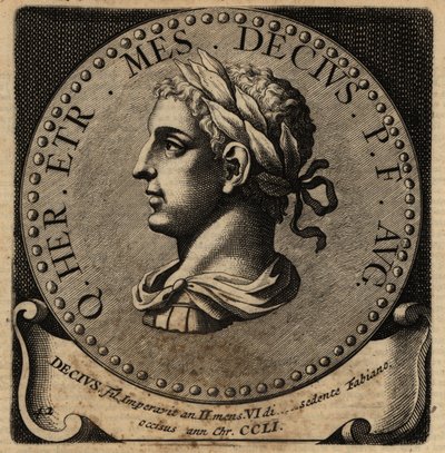 Retrato del Emperador Romano Herenio Etrusco de Netherlandish School